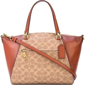 Coach Prairie Satchel In Signature Canvas 31666